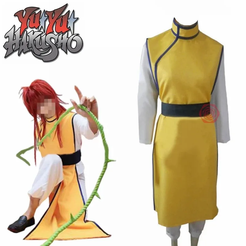 

Аниме YuYu Hakusho Ghost Files Poltergeist Report Kurama Косплей Костюм