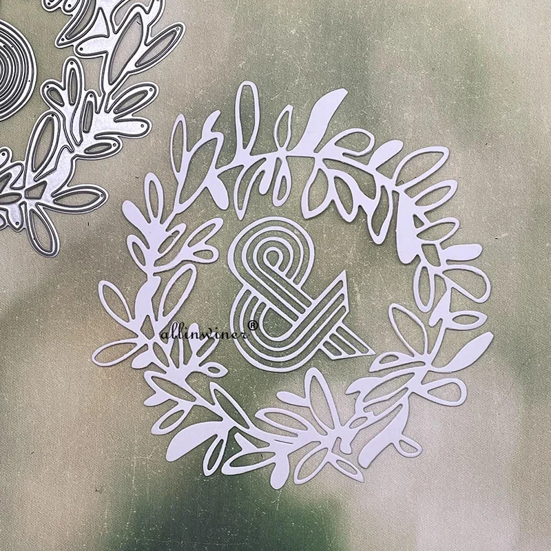 

Grass ring & symbol decoration Metal Cutting Dies for DIY Scrapbooking Album Paper Cards Decorative Crafts Embossing Die Cuts