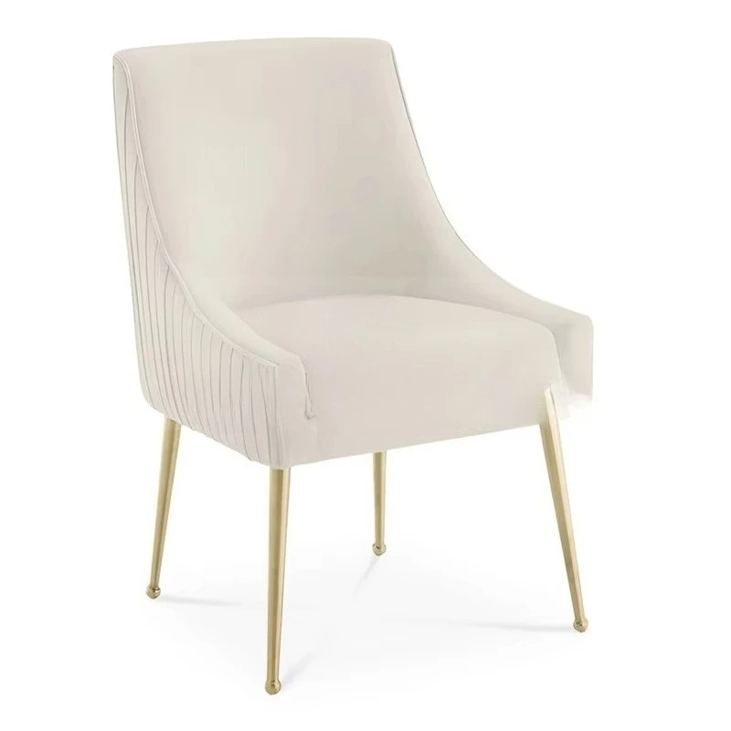 Stylish stainless steel legs with luxuriously soft velvet trim for outdoor wedding hotel apartments