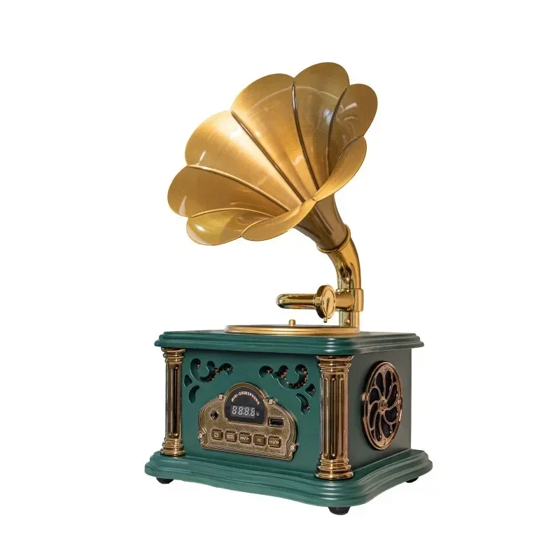 Retro Multifunctional Mini Gramophone Bluetooth Audio Living Room