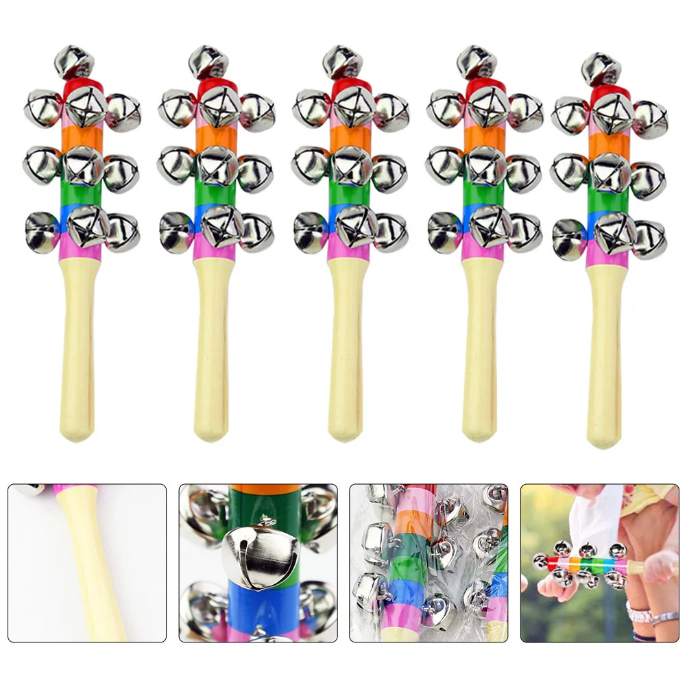 10 Pcs Hand Bell Baby Music Gifts for The Sensory Bells Kids Musical Instrument Rattles