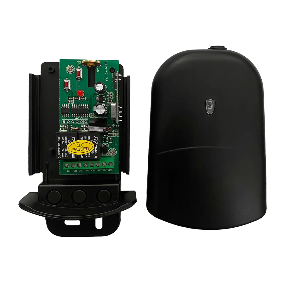 Récepteur universel de télécommande de porte de Garage 433MHz, DC 12-24V 433.92mhz, Code roulant fixe, commutateur émetteur de commande de porte