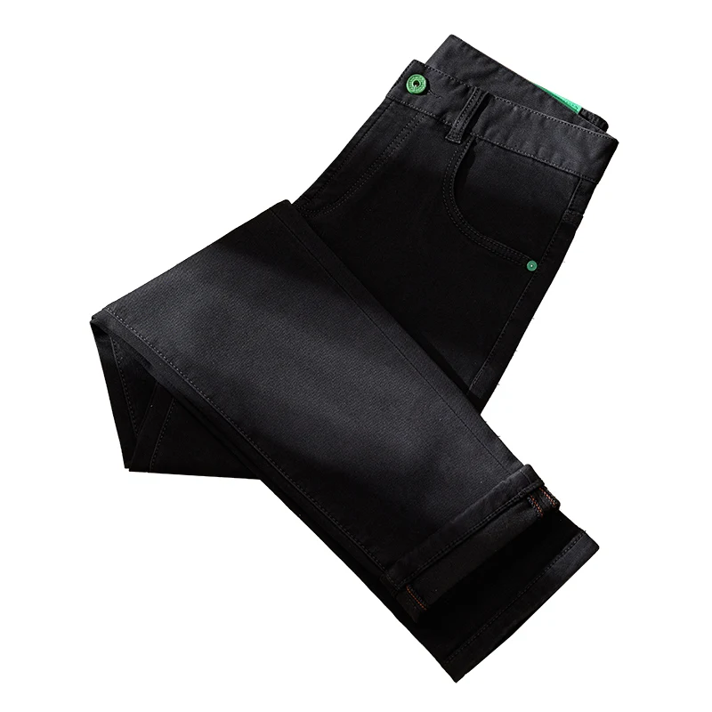 Jean Noir Pur observateur pour Homme, Pantalon Décontracté de Luxe, Resistance, Slim Fit, Droit, Assressentià Tout