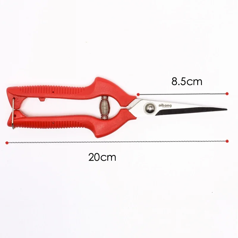 Stainless Steel Pruning Shears Sharp Non-Slip Handle Garden Pruner for Fruit Trees Branch Scissors Garden Tools