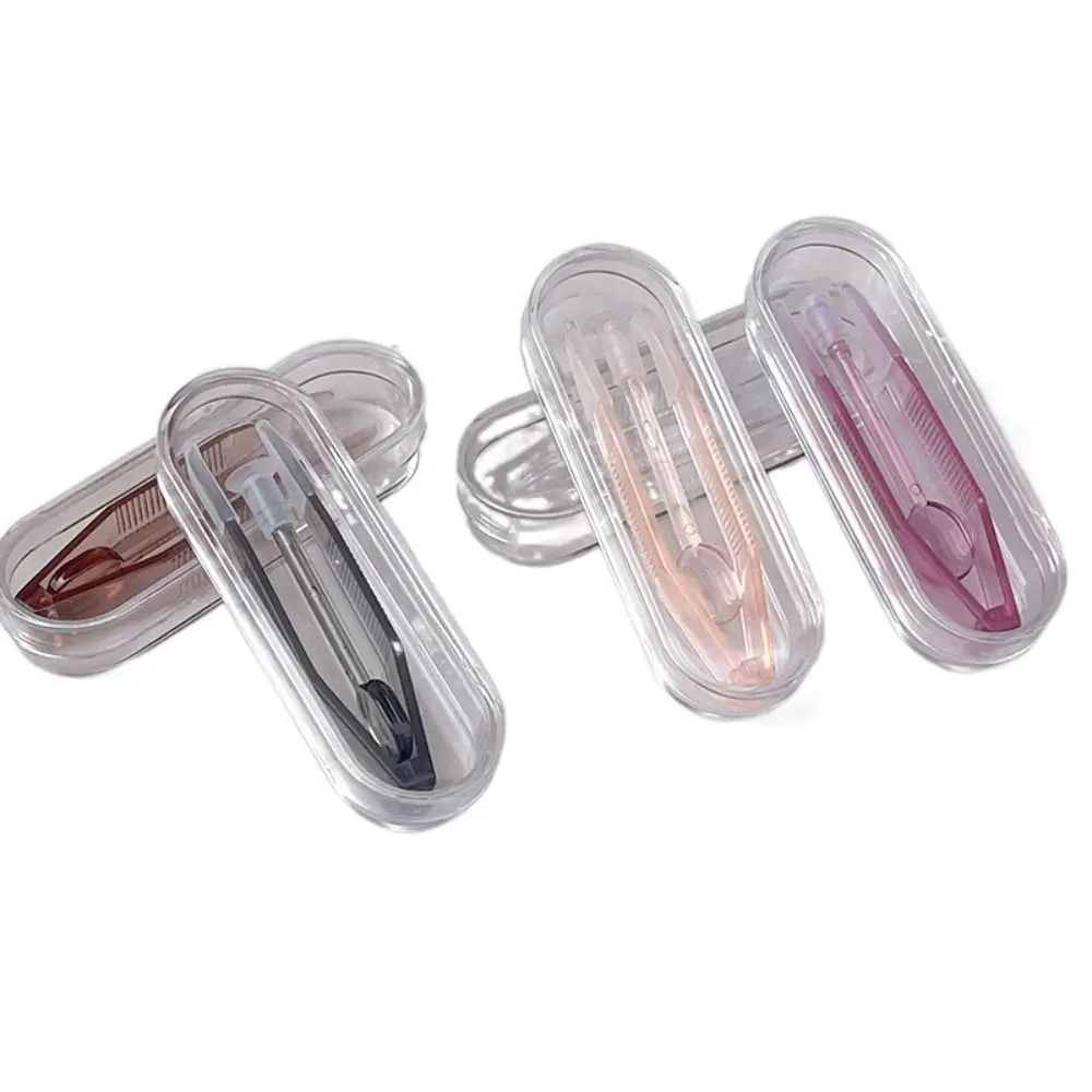 

Multicolor Contact Lens Inserter Remover Transparent Clip With Suction Stick Contact Lens Inserter Wearing Tools Portable