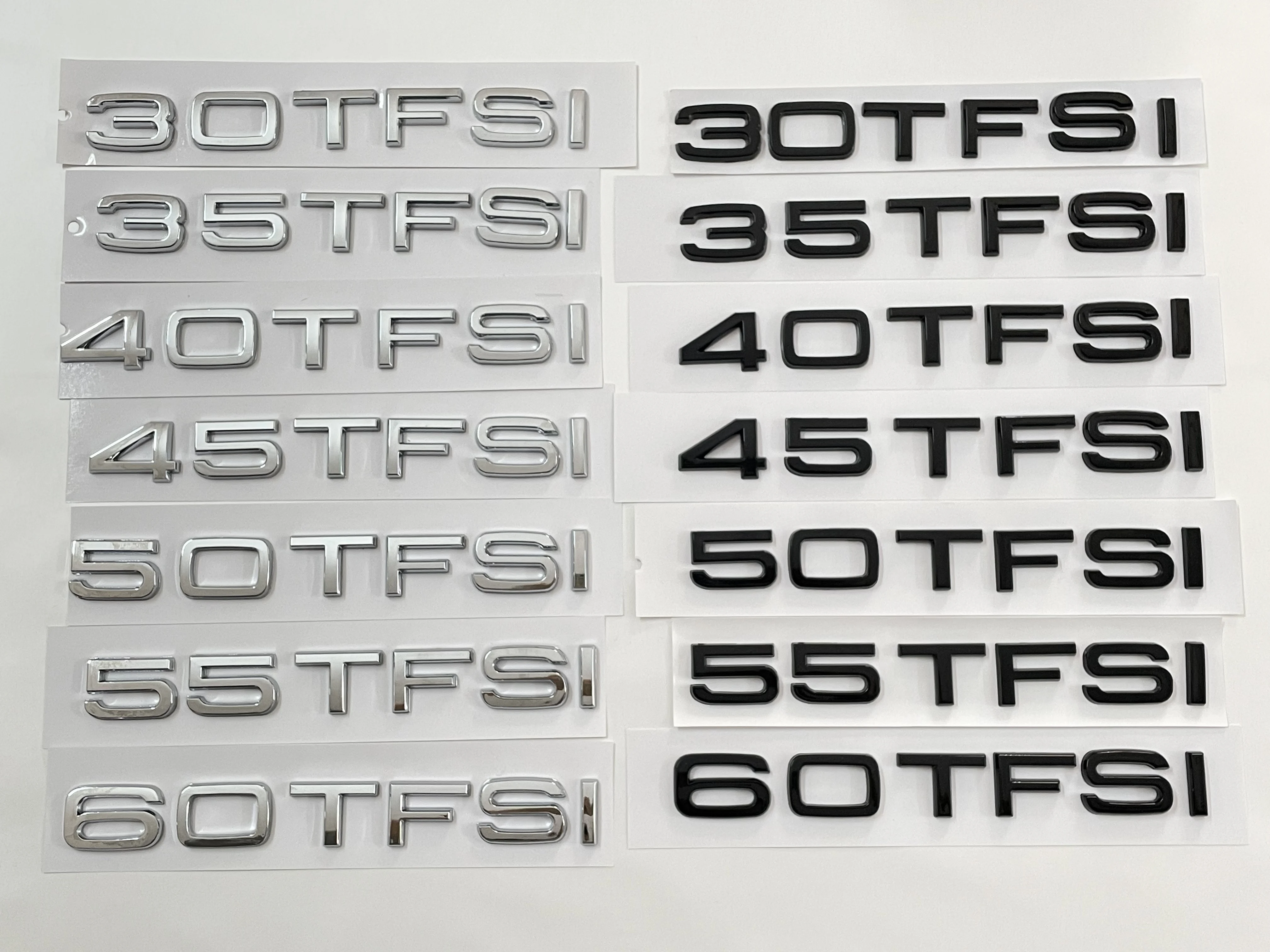 Car 3D ABS 2.0 3.0 TDI Letters Logo Badge Emblem Decals Sticker For Audi A3 A4 A6 A8 A5 Q3 Q5 Q7 Q2 V6 Styling Accessories view 5