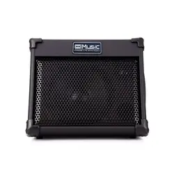 Coolmusic-Guitar Combo, Electronic Drum Amp Speaker, Audio Amplifier, Ukulele Bass, Reverb, 40W, Battery-Powered Bluetooth