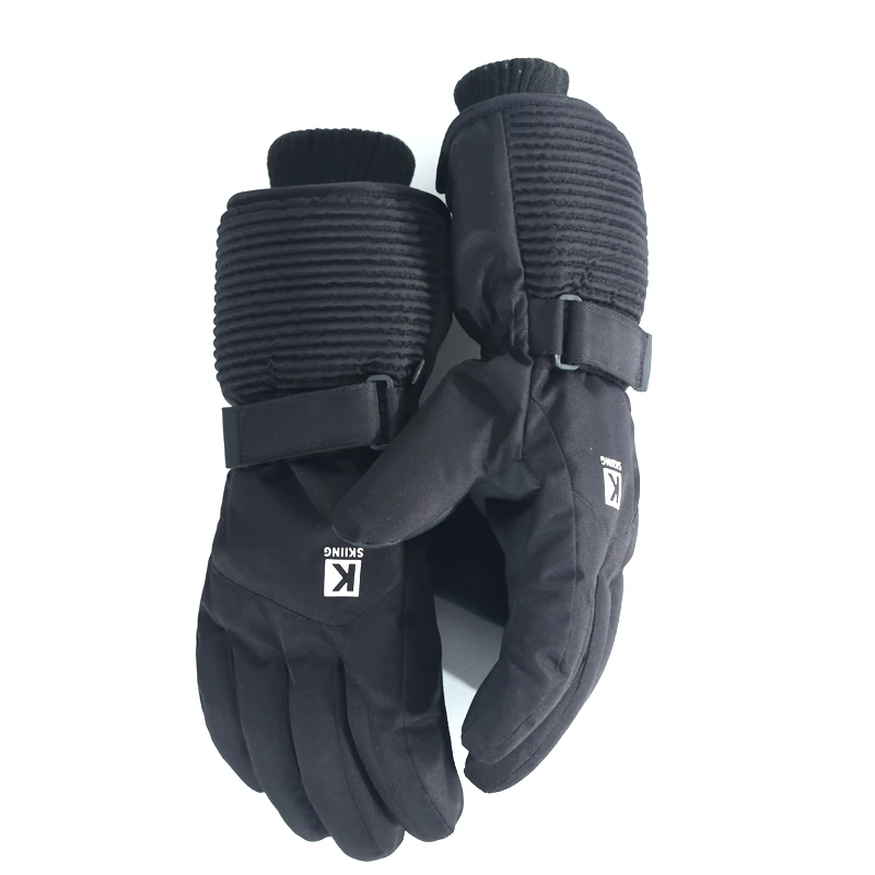 Professional ski glove inner lining for women and men, single and double boards, winter, thick padding, waterproof, warm, protec