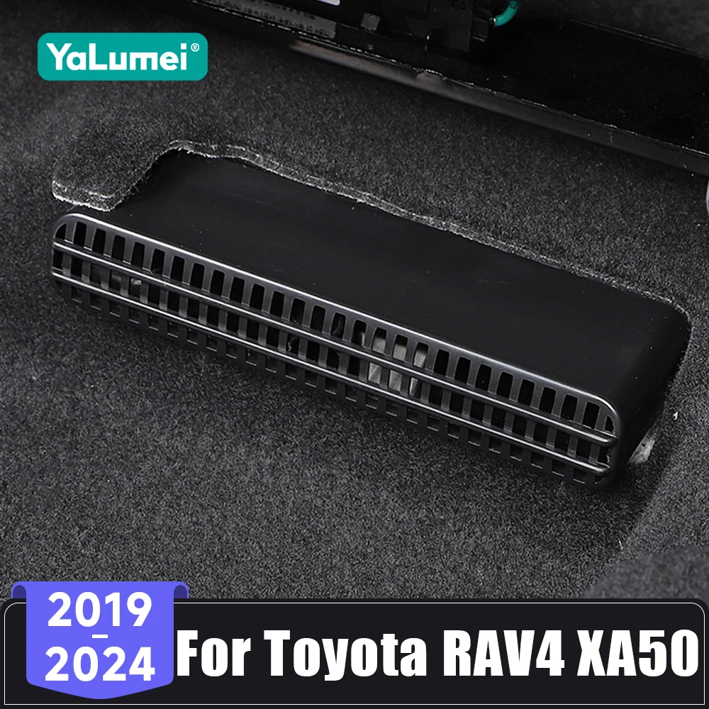 For Toyota RAV4 XA50 RAV 4 Hybrid 2019 2020 2021 2022 2023 2024 Car Under Rear Seat Air Vent Cap Grill Duct Outlet Shell Cover