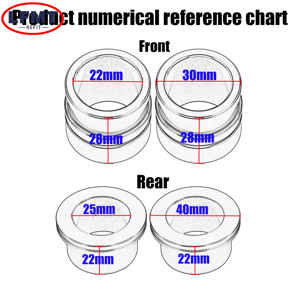 Motorcycle CNC Front Rear Wheel Hub Spacer For Suzuki RMZ 250  450 2005 2006-2024 RMX 450Z 2010-2017 Motocross universal parts