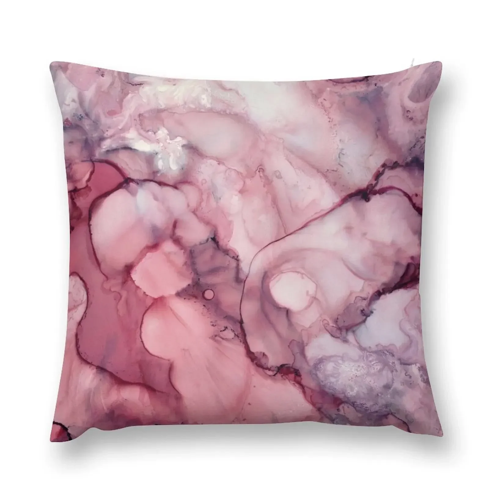 

Liquid Mauve Abstract Throw Pillow bed pillows pillow cover christmas Decorative Sofa Cushions pillow