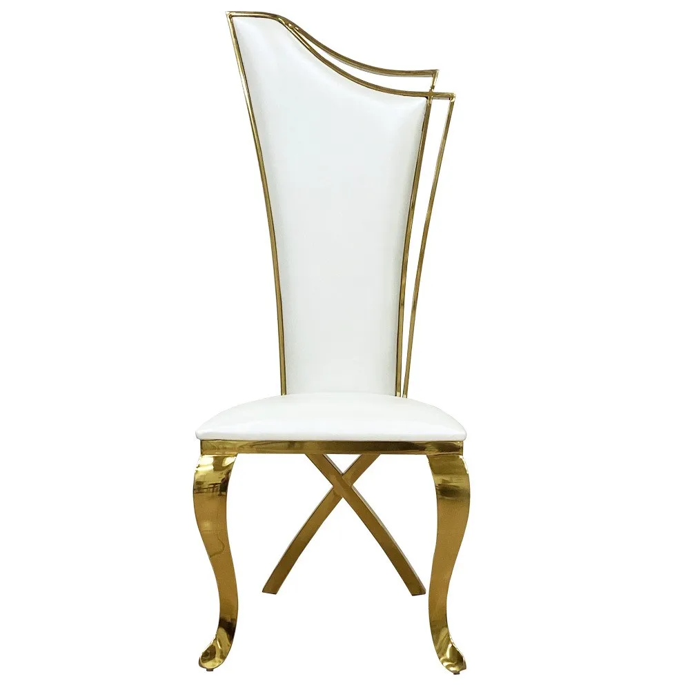 

modern white velvet upholstered dining chairs hotel banquet furniture mirror stainless steel gold wedding chairs