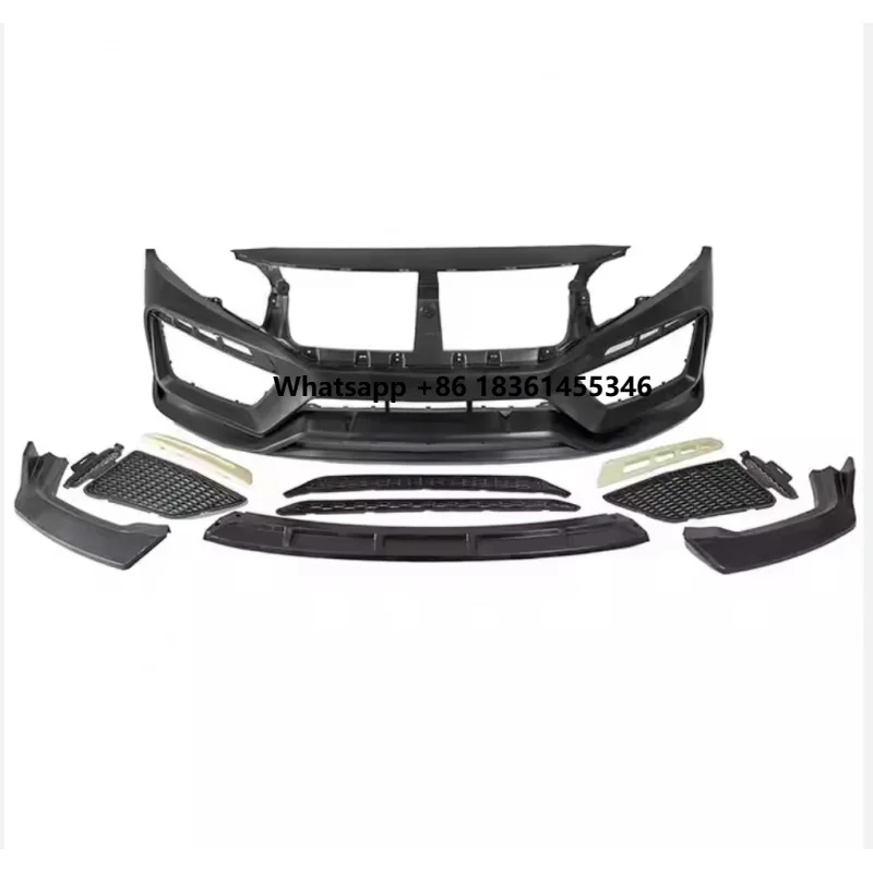 

Car Kits for SI Style Body Kit Front Bumper and Grill10th