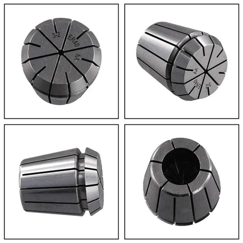 Abrazadera de mandril de recogida de resorte ER40, juego de mandril de resorte de 3Mm AA 0,02Mm para mandril de máquina de grabado CNC
