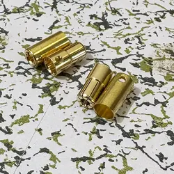 6.5MM male and female aircraft model banana plug, battery gold-plated motor electrical adjustment group plug, 6.5mm