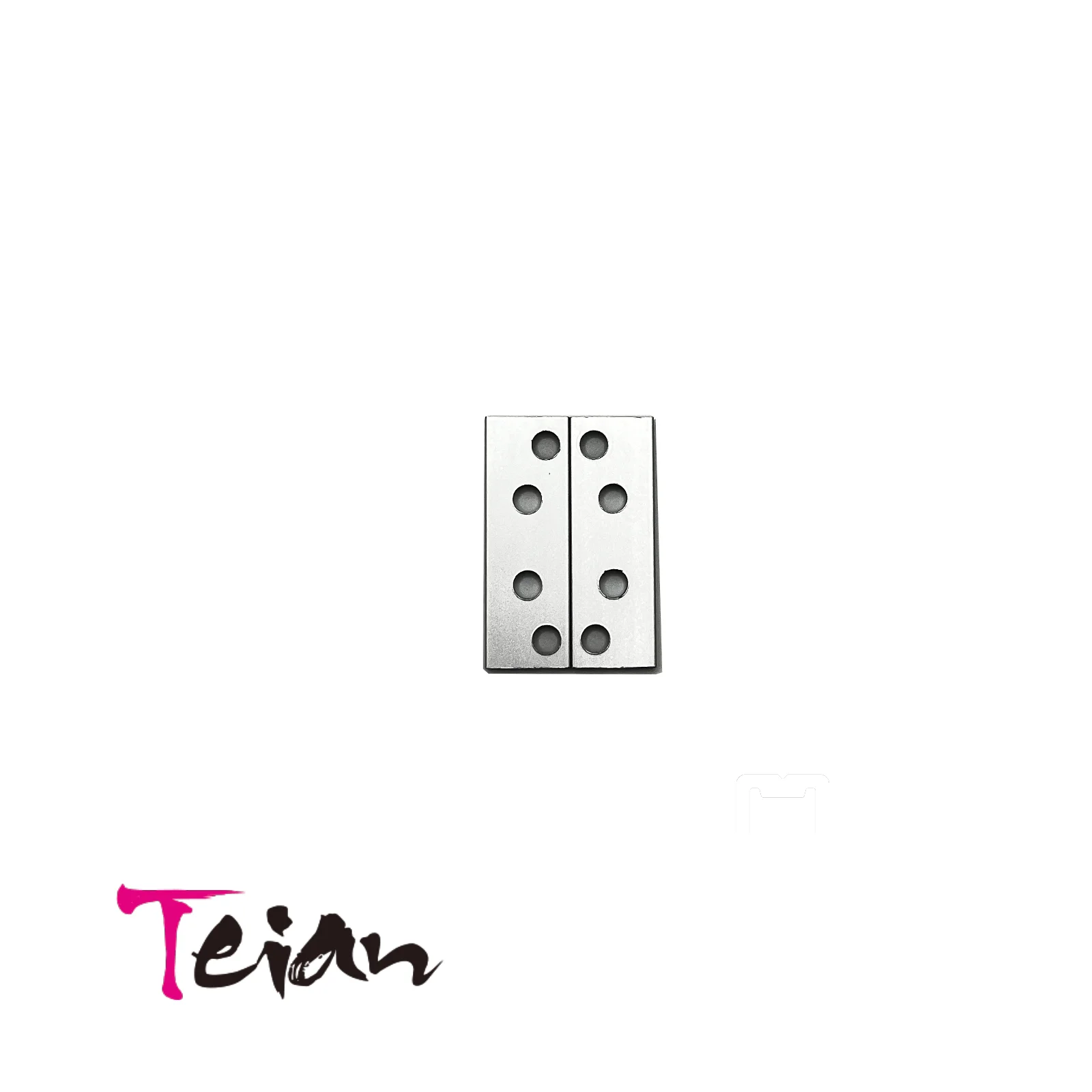 Teian Eurorack compatible Asiarack side Brackets with screws set 1U intellijel 3U