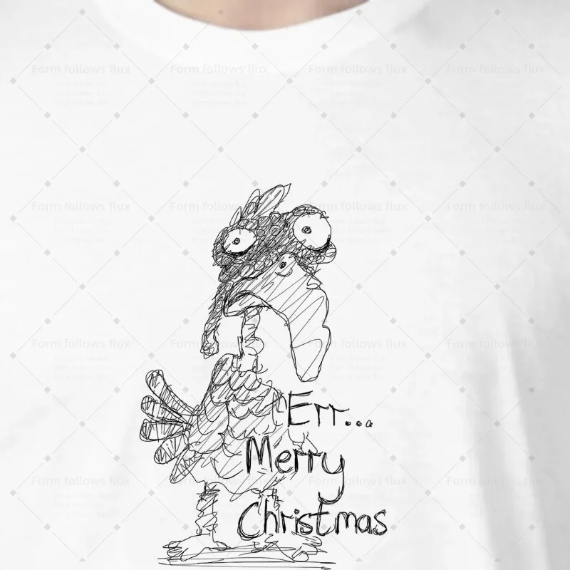 

2026 men T-Shirt Hoodie Christmas Turkey Christmas Hand Drawn Comic style Unisex S-6XL Plus Size Friendly