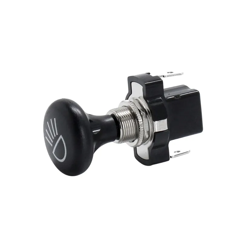 abhs-for-club-car、ezgo用互換性のある4個のプッシュ-プルヘッドライトスイッチボタン（ゴルフカート用）