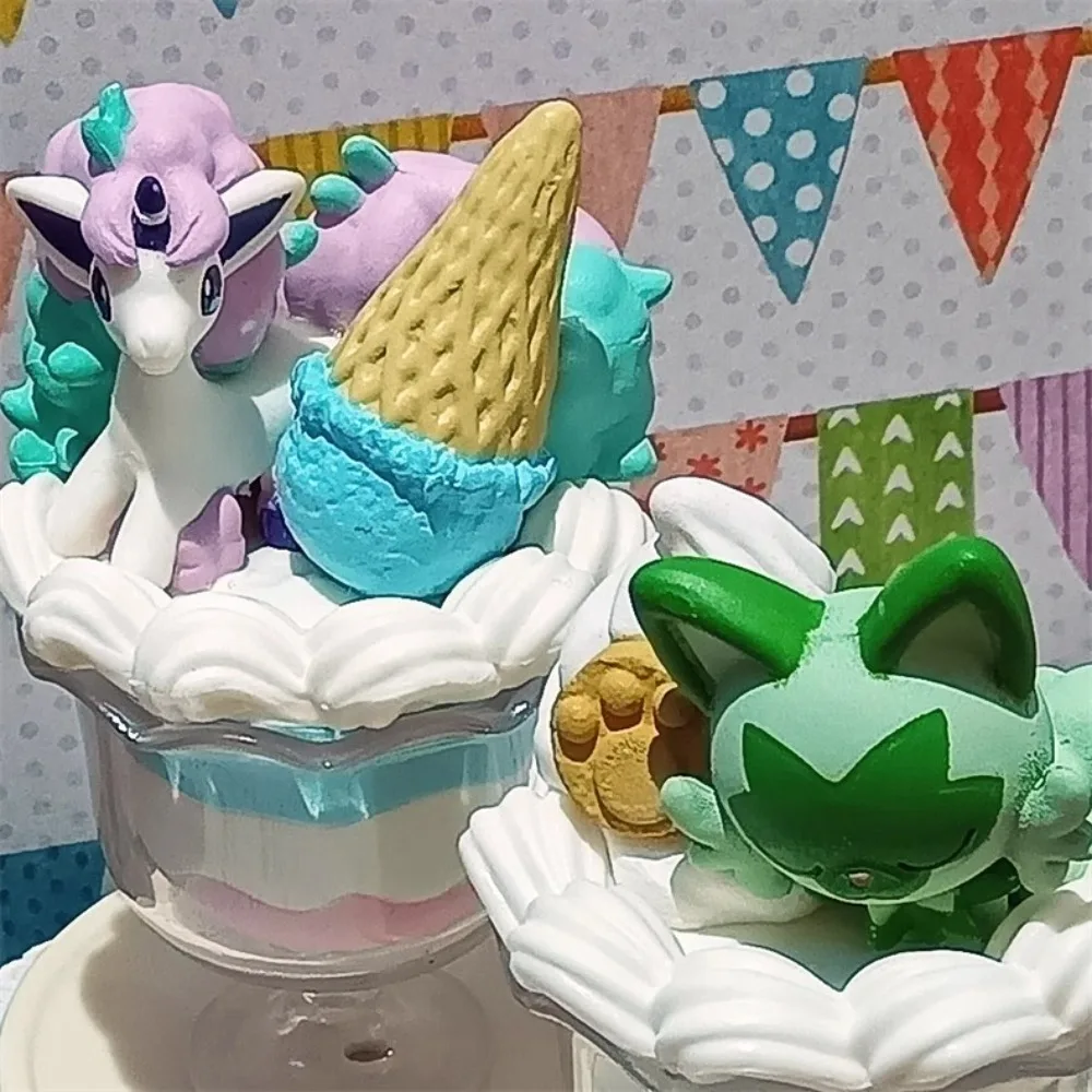 Pokemon Yummy Sweets Mascot Blind Box Mini Figure Sprigatito Ponyta Kawaii Desk Ornament Collectible Toy Surprise Gift view 4