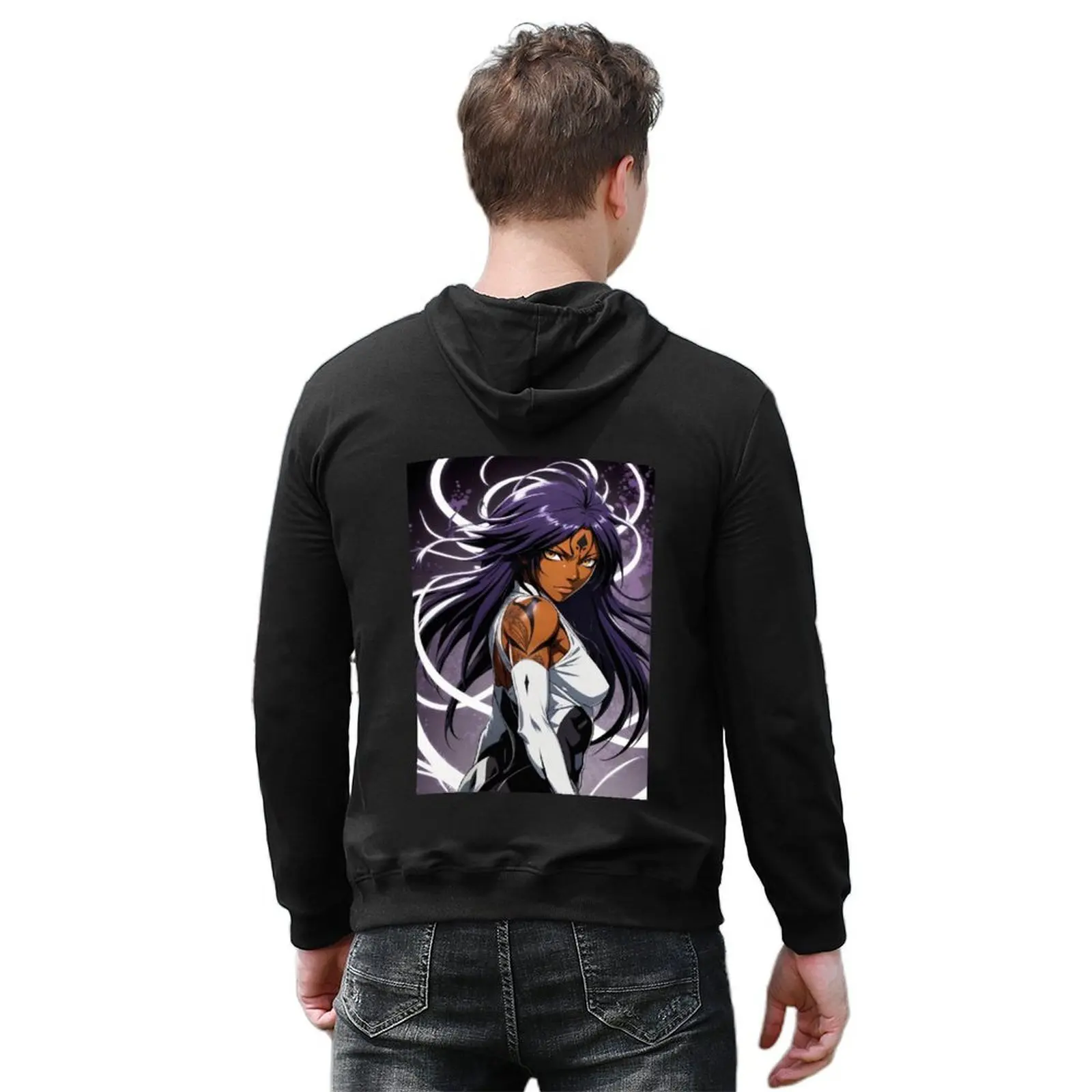Yoruichi Hot Hoodie ملابس رجالي مصممة للرجال طقم قميص رياضي ملابس جمالية قميص بقلنسوة ملابس رياضية