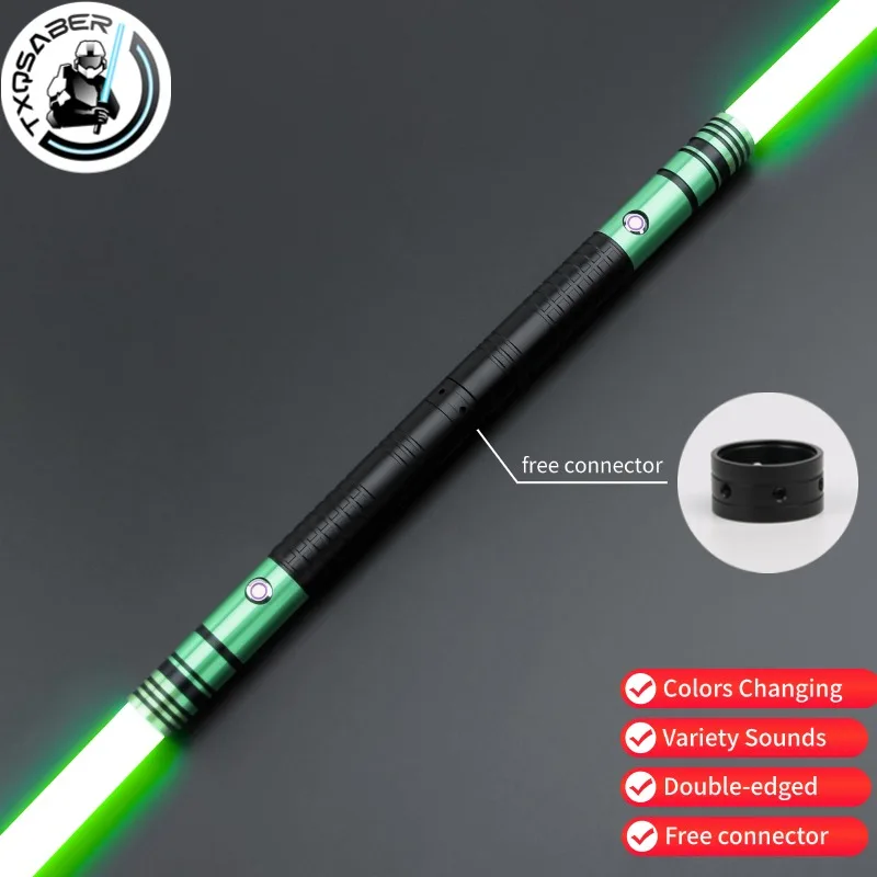 

Световой меч TXQSABER-RGB с металлической рукояткой для детей, плавные качели, большие дуэли, лазерный меч-бластер Bluetooth, зажигание жестов,
