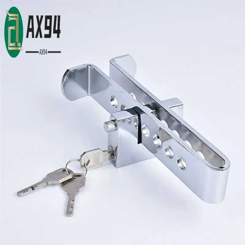 

AX94-Car Adjustable Clutch Lock Universal Brake Pedal Lock Clutch Brakethrottle Lock Security Anti-Theft Tool