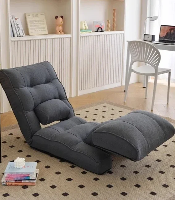 Single chair reclining and sleeping multi-functional home room folding sofa bed new Japanese lazy reading chair