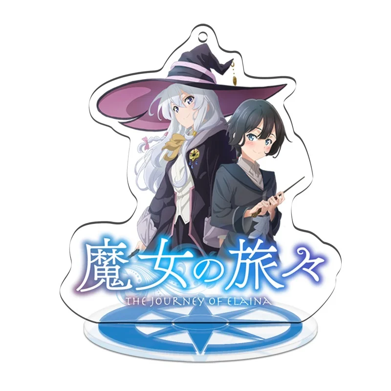 New style Anime Wandering Witch The Journey of Elaina Wholesale Acrylic stand figure Stand Plate Prop Decor present Fans Gift
