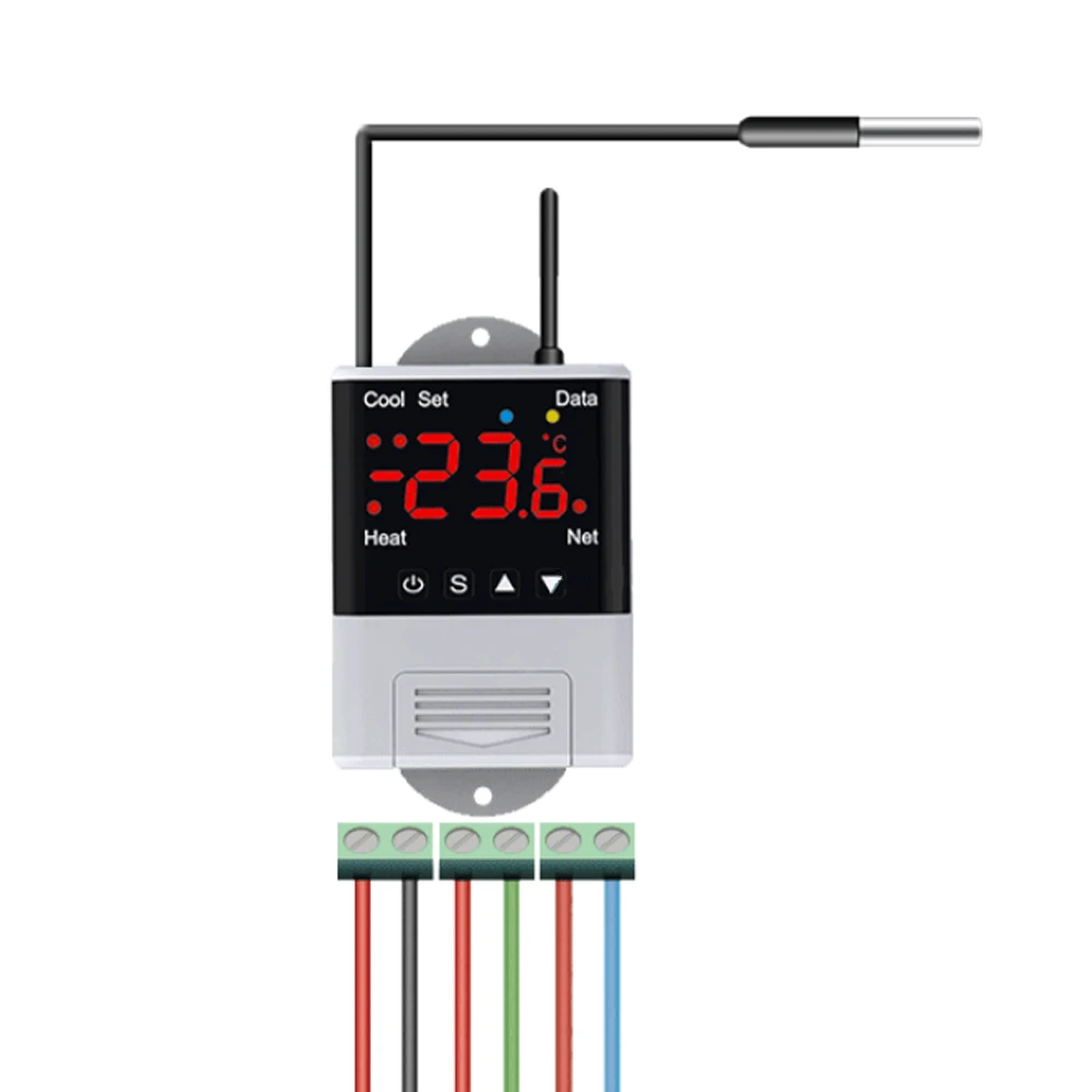 DTC2201 DTC1201 Wireless WiFi Temperature Controller Thermostat Sensor Programmable Temperature Controller