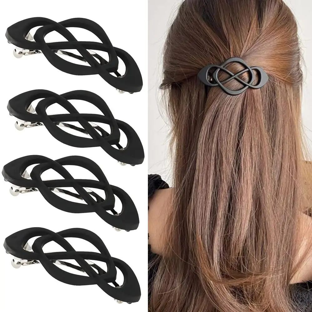 

Fashion French Hair Barrettes Resin Chic Shape Design Hair Clips Matte Finish Pure Color Hair Accessories Women Girls
