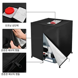 210D waterproof dust cover rainwater tank Oxford cloth UV protection cover garden box cover IBC container protective cover