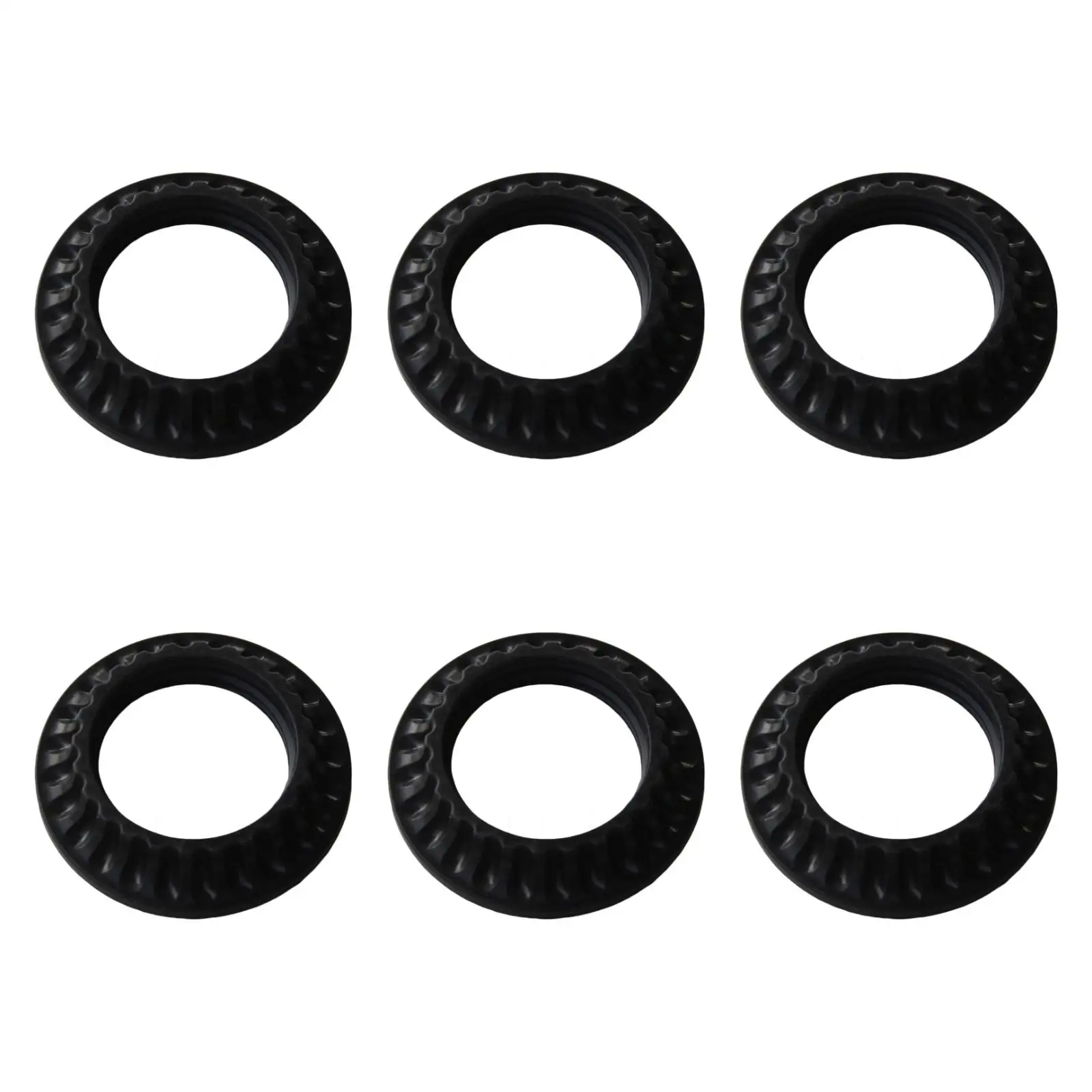 Anillo adaptador de soporte de pantalla de lámpara de 6 piezas para accesorios de enchufe de luz E26