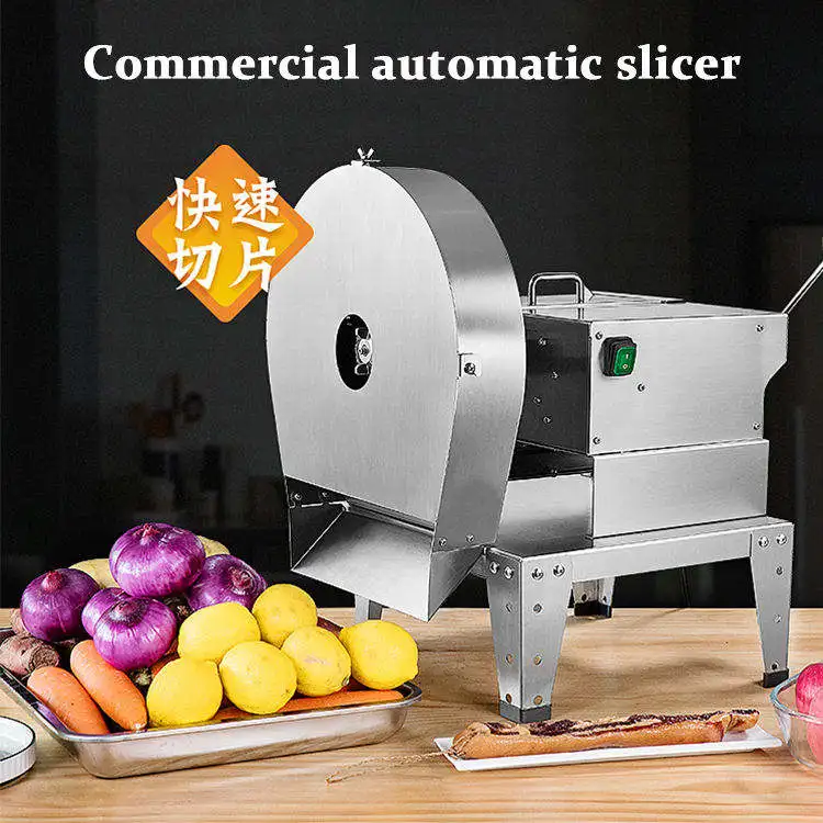Multifunctional Tomato Slicing Cutting Machine Automatic Fruit Slicer Cutter For Pineapple Lemon Citrus Orange Banana Chips