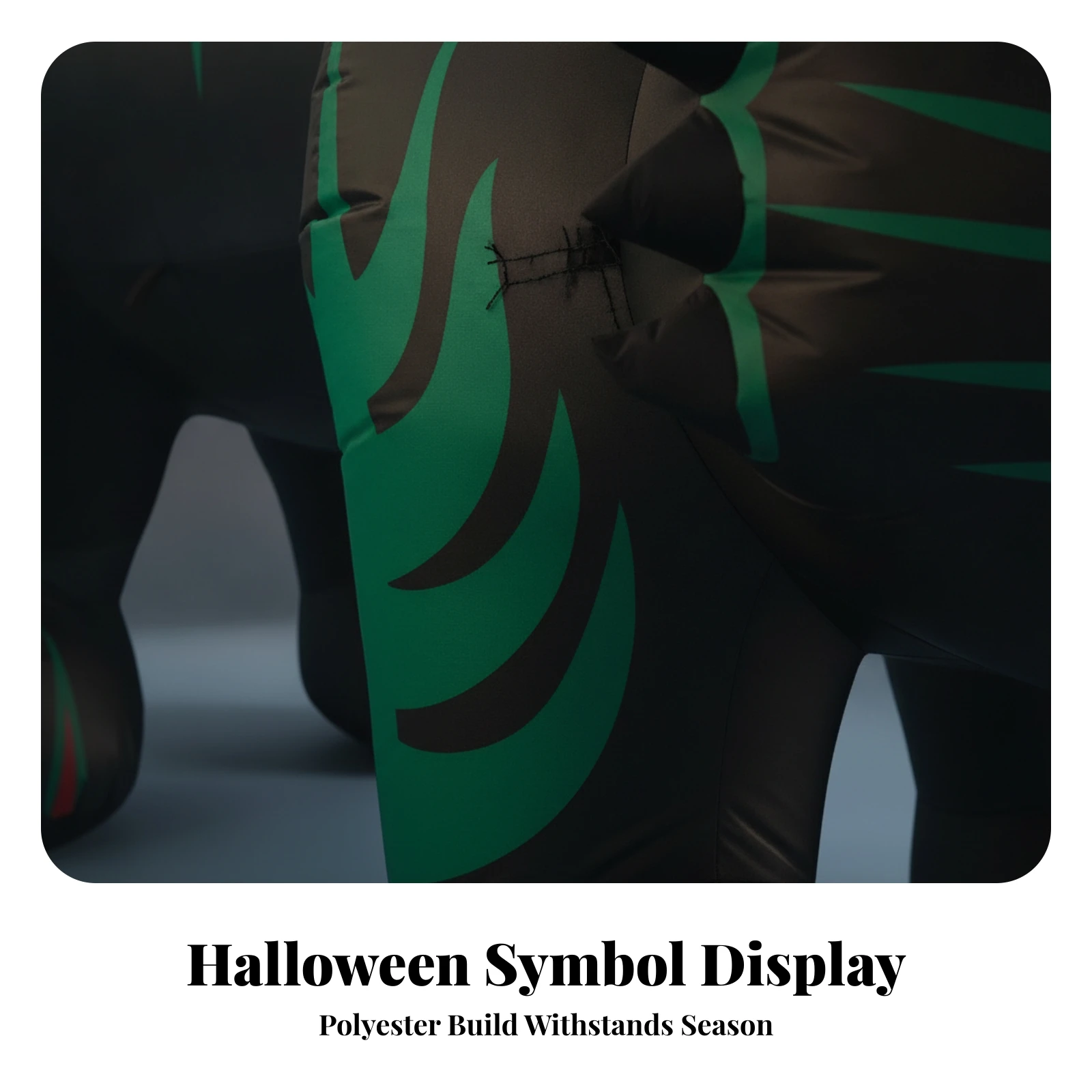 Black Cat Inflatable Halloween Inflatable Cat Spooky Freestanding for Lawn, Porch