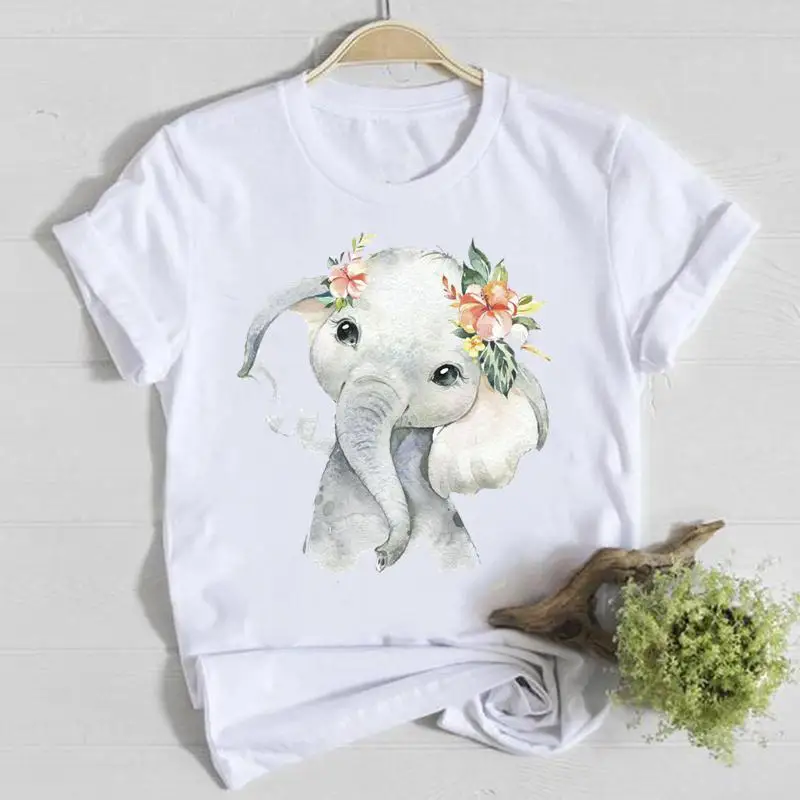 Short Sleeve Casual Tee Top Avocado Sweet Trend Style Shirt Lady Clothes Fashion Tshirt Summer Female T Women Graphic T-shirts