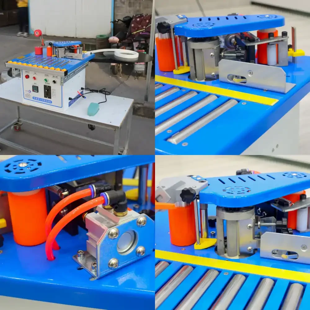 ST70 Manual Mini Wood PVC Curved Small Portable Woodworking Automatic Edge Banding Machine