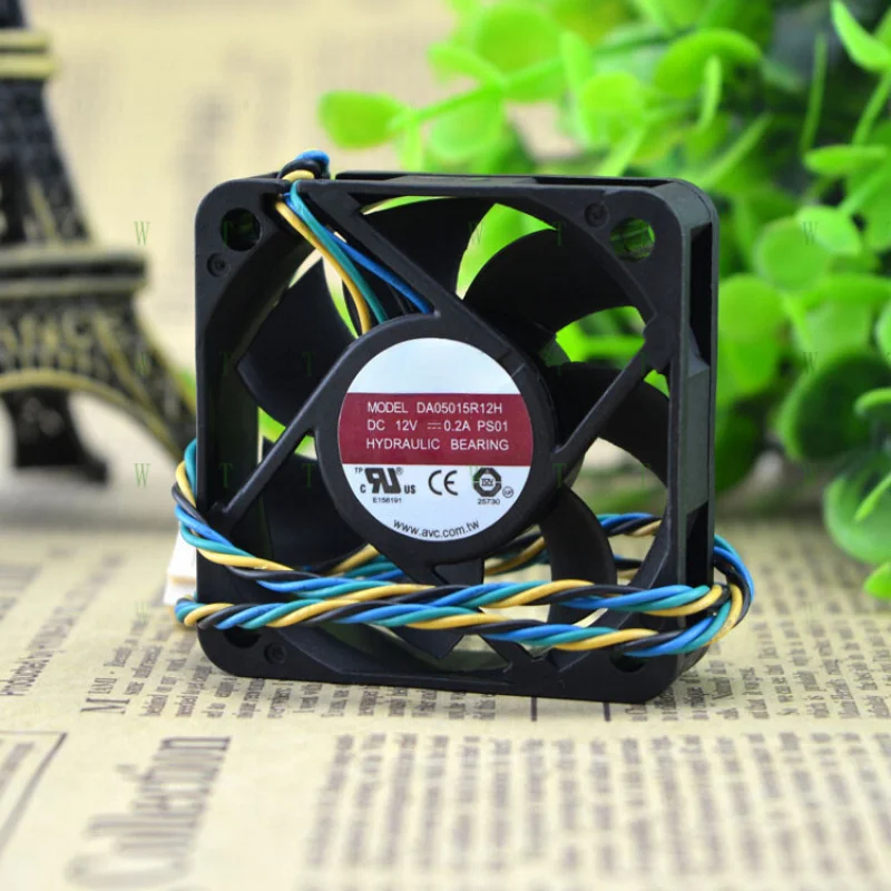 

H for AVC 5015 12V 0.2A DA05015R12H four-wire with PWM temperature control silent fan