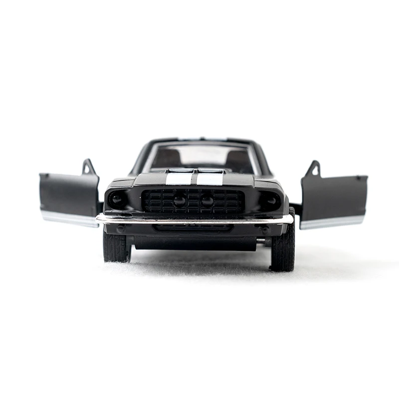 1:36 aleación Diecast Mustang GT clásico Vintage coche modelo tirar hacia atrás coche vehículo en miniatura réplica para colección regalo para chico