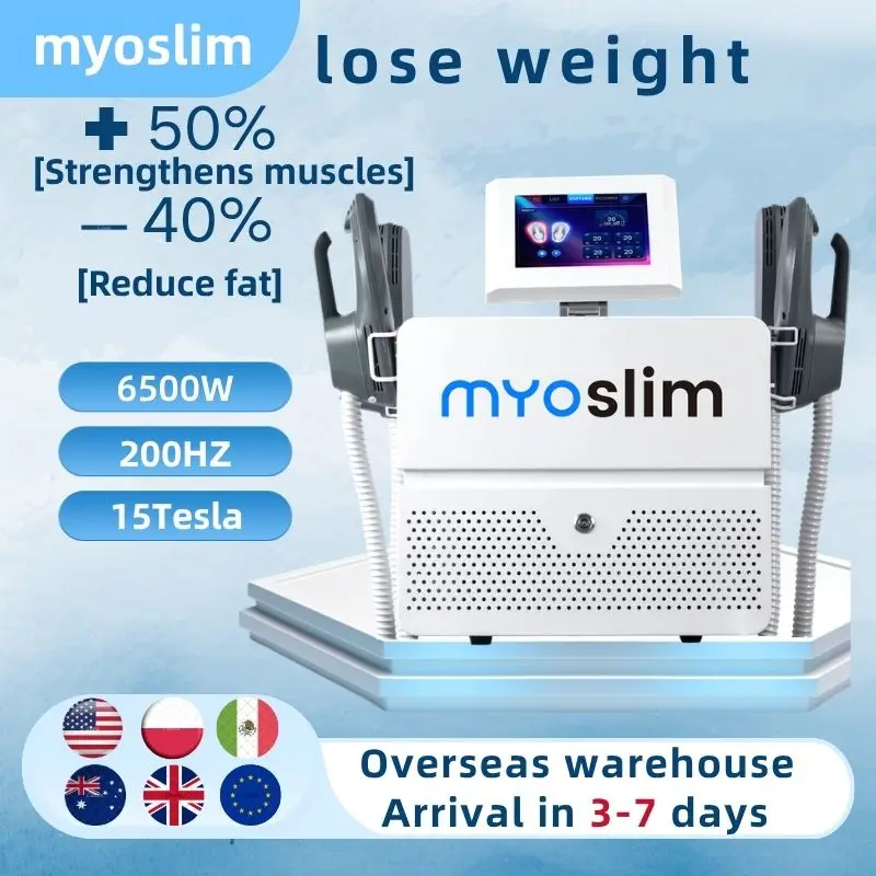 EMSzero 15 Tesla 6500W NEO Body Slimming Fat Burning Nova EMS  Electromagnetic Muscle Stimulate Therapy Machine