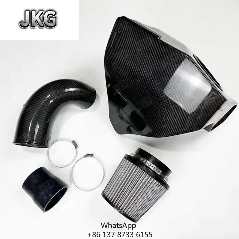 

JKG Exhaust Dry Carbon Fiber Cold Air Intake Intake Kits System For Toyota SUPRA B58 3.0T Air Cold System Escapes
