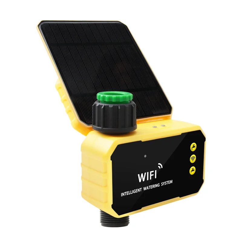 

Бытовой Wi-Fi солнечный таймер орошения Smart APP управление автоматическая ирригационная система уличный таймер воды садовый инструмент-ABQU