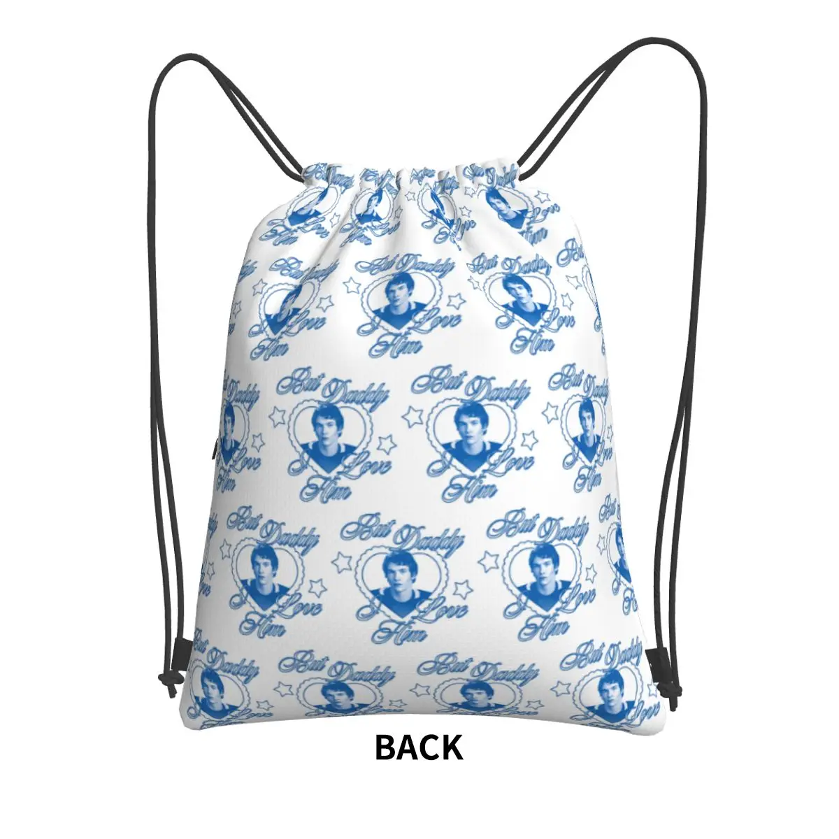 Ilya But Daddy I Love Heated Rivalry Backpacks Portable Drawstring Bags Sports Bag Book Bags for Travel Students