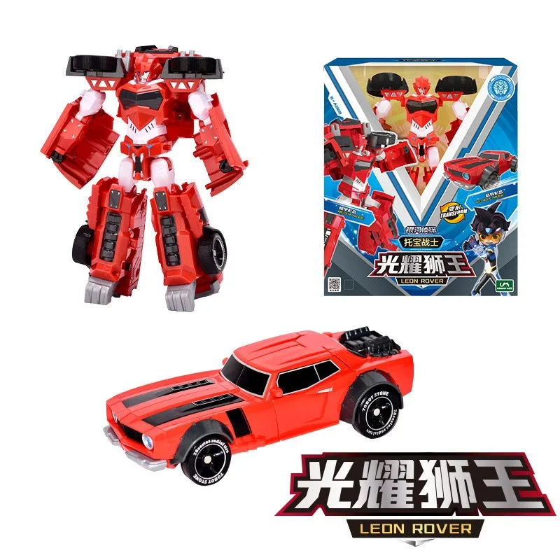 TOBOT Brother Tobot Leon Rover Leo Kaiser Koreaanse Anime Transform Robot Action Figure vervorming Speelgoed Kinderen Jongens Robot Geschenken