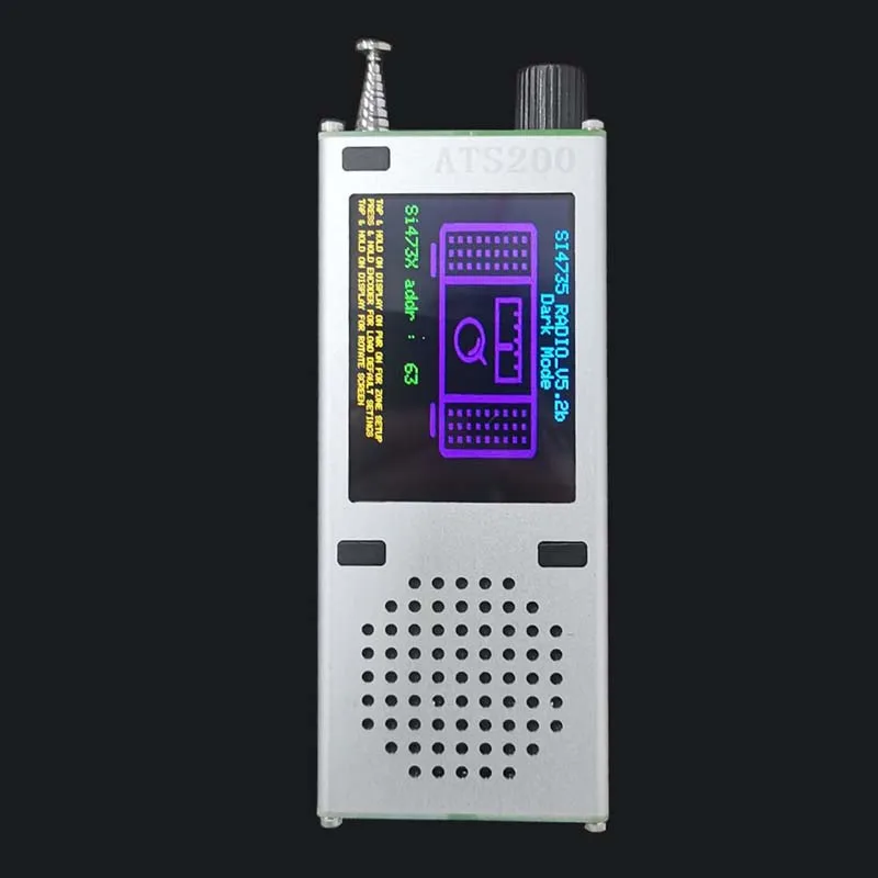 ATS120D Aviation Band Airband Decoded Radio SI4732 ESP32 Bluetooth Touch Display FM SSB SDR AM LSB USB LNA Full Band HiFi Radio