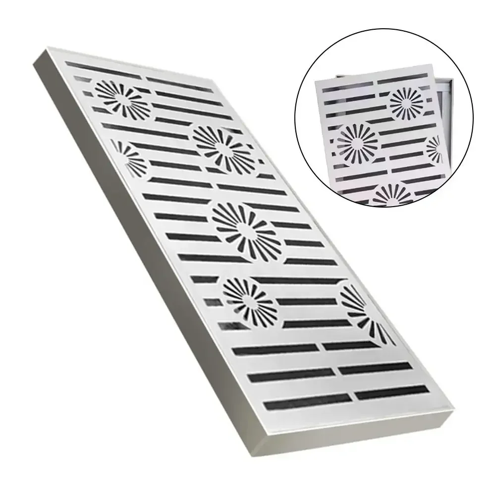 

Дренажная сливная крышка из нержавеющей стали, невидимость, открытый двор, декоративная сливная крышка для пола, фитинги для канализационного слива