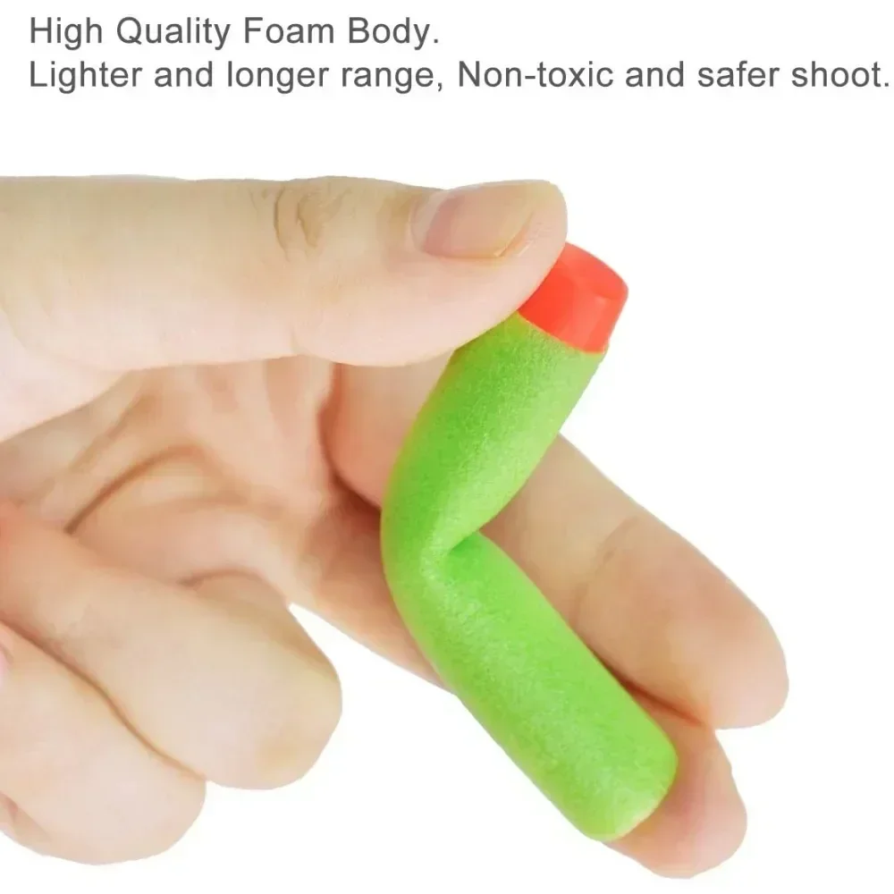 Nuovo 7.2cm Solid Head Refill freccette proiettili di schiuma pacchetto di munizioni per combattimento Blaster pistola giocattolo freccette di schiuma per giochi di destinazione all'aperto