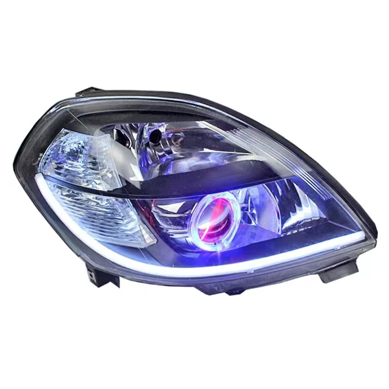 

For Nissan teana 2004-07 LED Headlight assembly DRL daytime running light lamp angel eye Xenon Car accessories