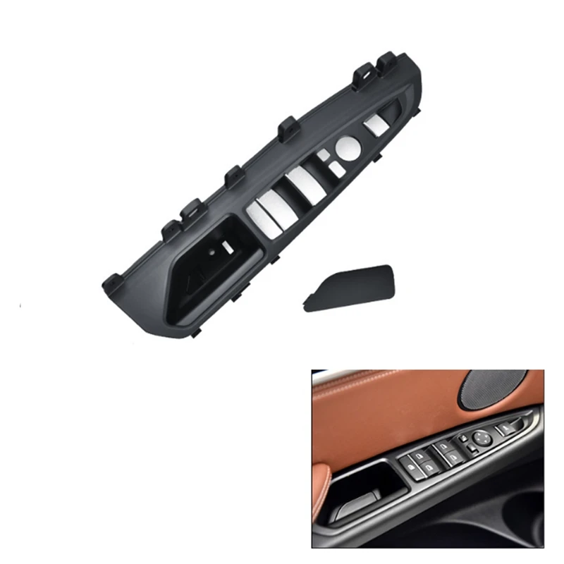 Car Front Master Window Switch Bezel Armrest Panel Cover Trim 51417329111 For BMW X5 X6 F15 F16