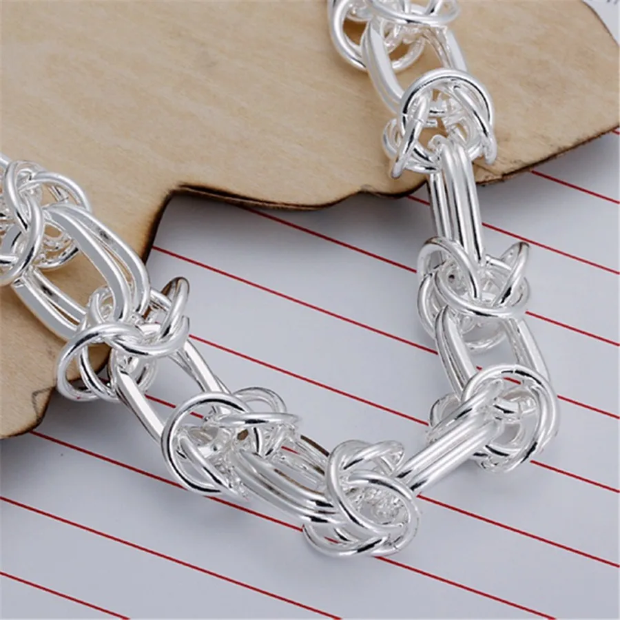 wholesale hot 925 sterling Silver Dragon style women Men lady noble nice bracelet fashion charm chain jewelry wedding party