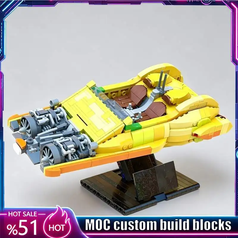 

872PCS XJ-6 Airspeeder UCS MOC Space Battle Model Custom Puzzles DIY Technology Assembly Educational Toy Collection Display Gift